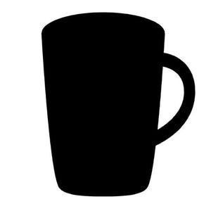 24 gestanste koffiemok, uitgesneden koffiekop, koffiemok uitgesneden in papiervorm, uitsparingen in de vorm van warme chocolademelk
