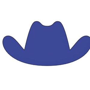 Papier Cowboy-Hut-Form, Cowboy-Hut-Form, Cowboy-Hut sterben Schnitte, Cowboy-Hut-Form ausgeschnitten, Cowboy-Hut-Form Ausschnitte, Wild-West-Party, 24 Pack