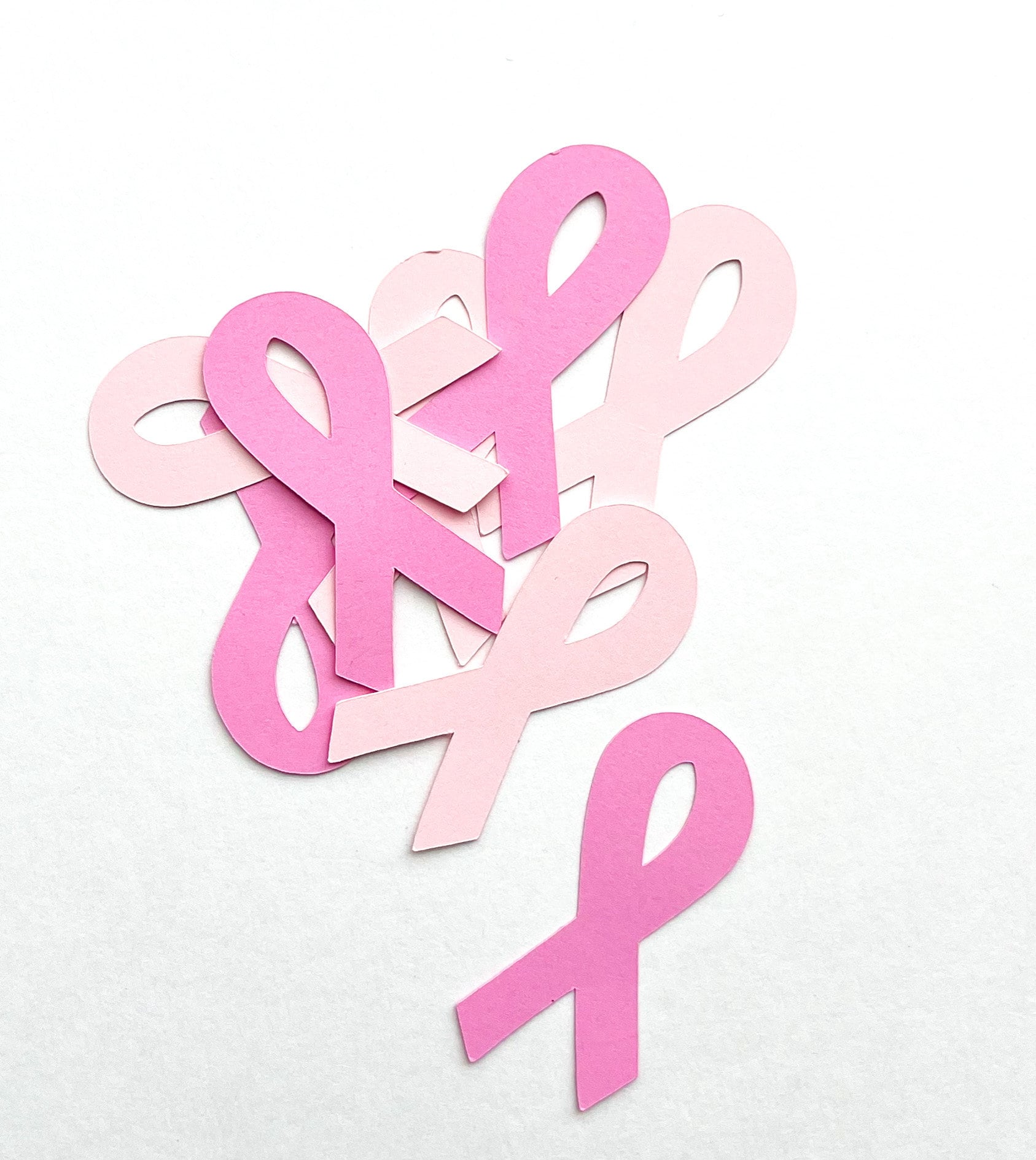 PINｋ RIＢＢON様ありがとうございます Breast Cancer awareness ribbon with pink loops printed on 5