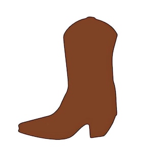 Forma di stivale da cowboy in carta, forma di stivale da cowboy, fustelle di stivale da cowboy, sagoma di stivale da cowboy ritagliata, sagome di stivale da cowboy ritagliate, confezione da 24