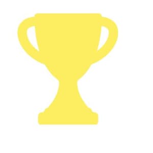 Forme di carta per trofei, forma di carta per trofei, fustelle per trofei, fustelle per trofei, confezione da 6