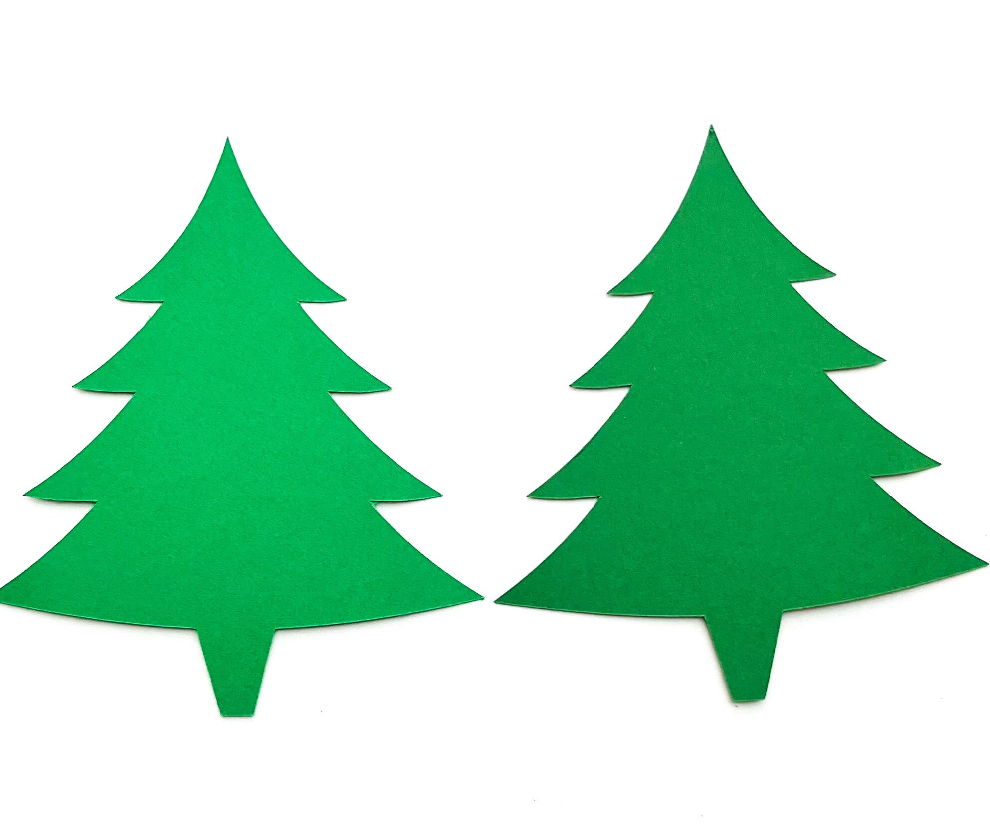 Christmas Tree Die Cut Evergreen Tree Christmas Die Cuts Etsy