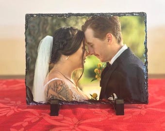 Fotos de pedra personalizadas para presentes ou belas artes em casa e no escritório. Qualquer ocasião especial transformada em uma foto de qualidade única.