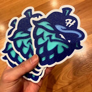 Hillsboro Baseball Coasters (set of 4) translucent PETG colors