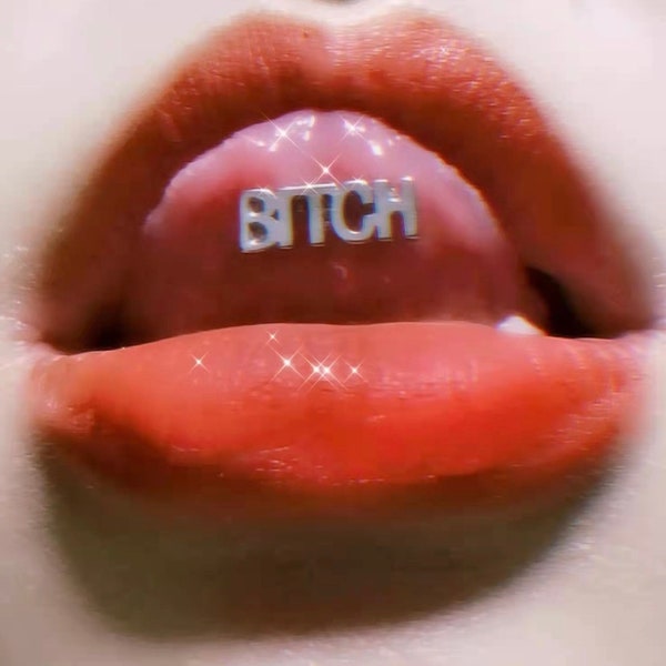 Fake Tongue Piercing Etsy UK