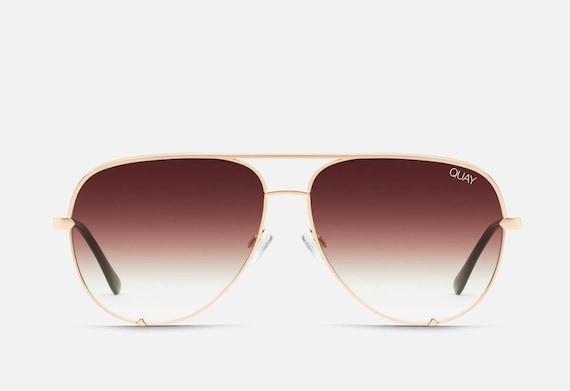Quay High Key Mini Prescription Sunglasses Quay Sunglasses Uv