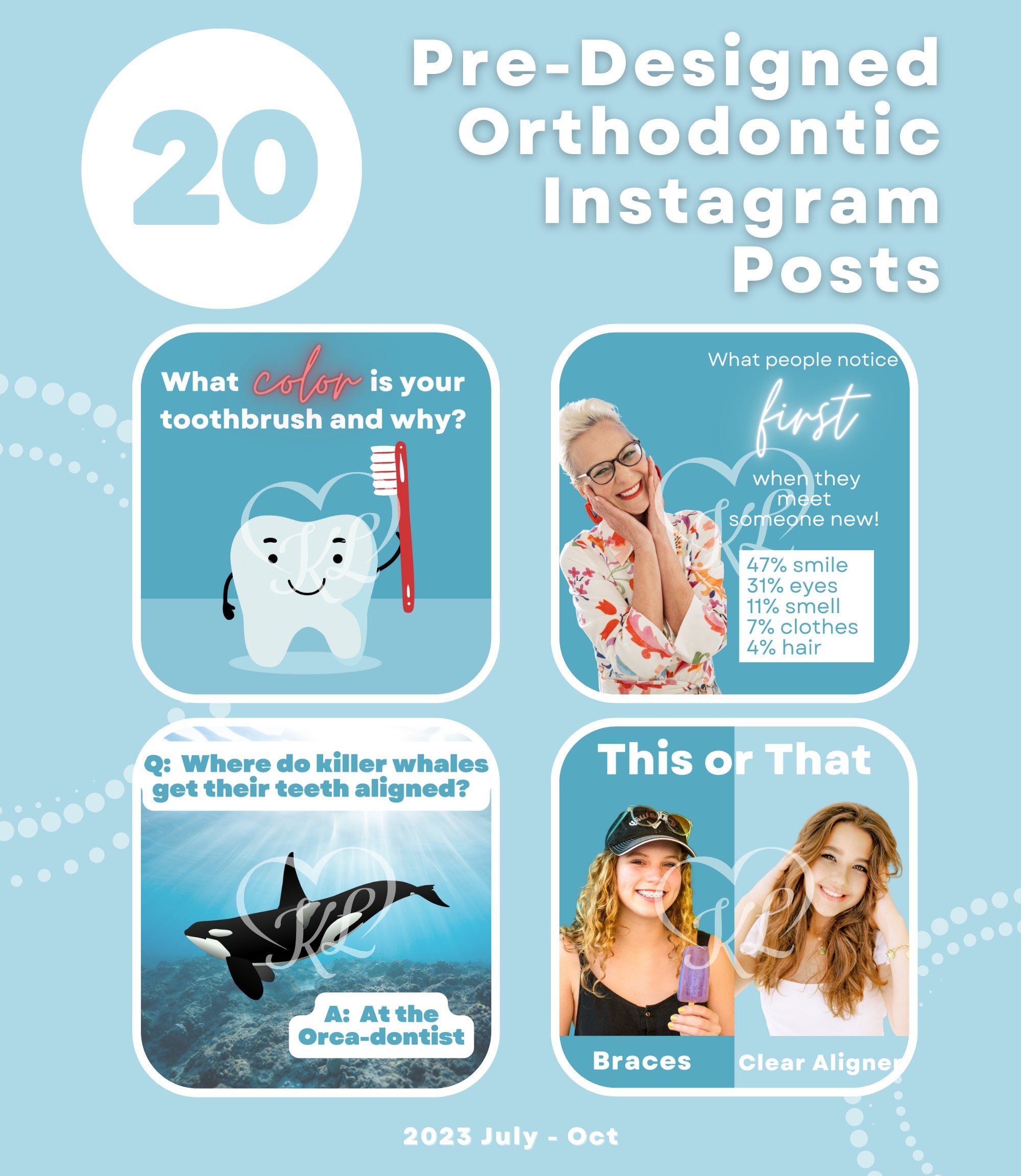 20 Downloadable Files of Predesigned and Readytouse Orthodontic