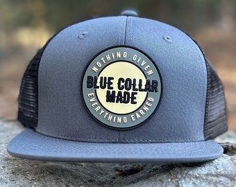 Blue Collar Made Snapback Hat | Tradesmen Pride