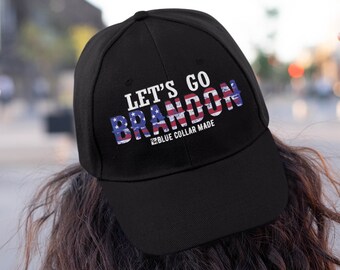 Let's Go Brandon Hat | American Blue Collar Trucker Hat