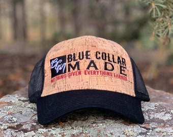 Blue Collar Made Cork Snapback | Tradesmen Hat