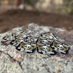 Blue Collar support women in the trades sticker