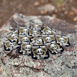 Blue Collar Babe sticker