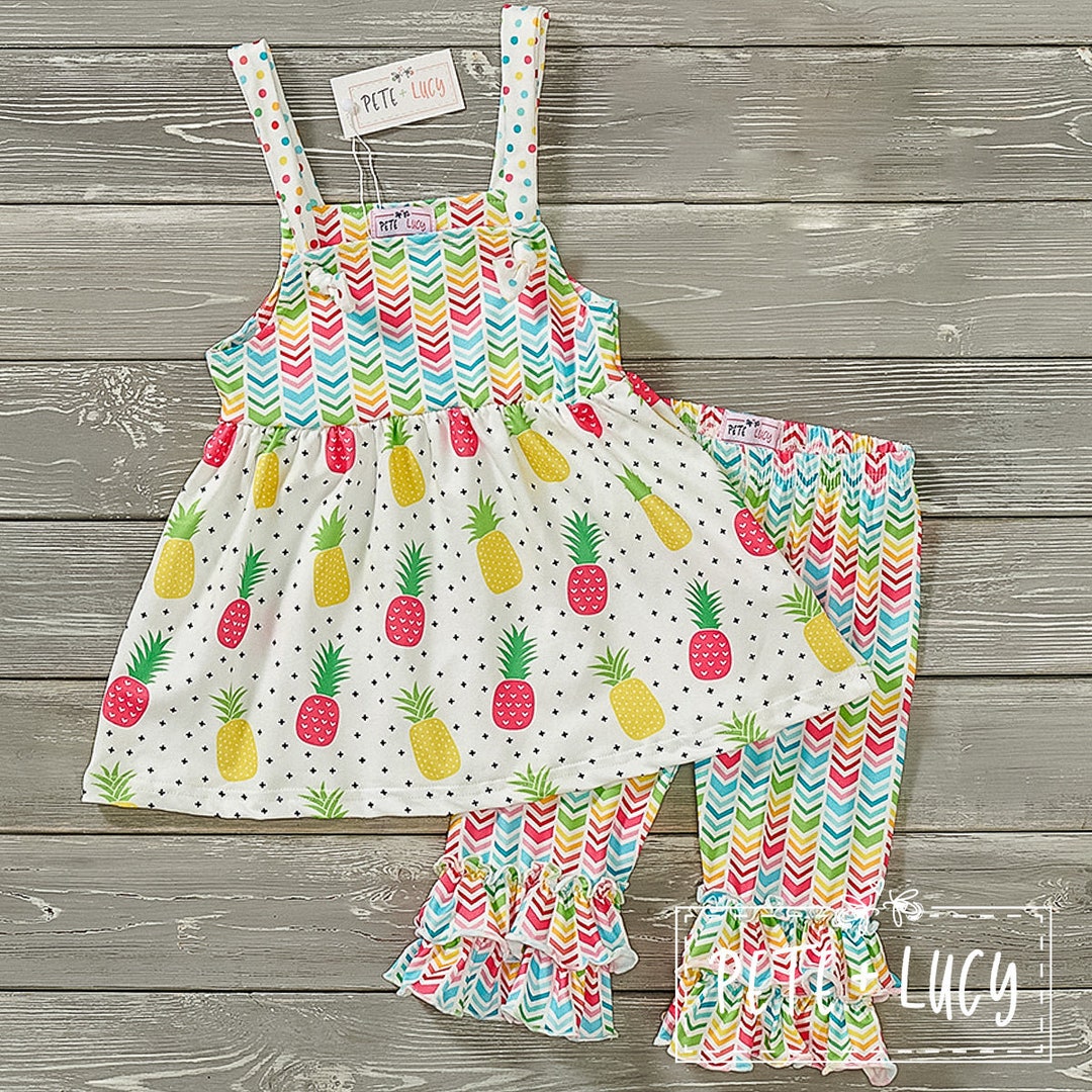 Pete + Lucy Lil' Boo Long Sleeve Pant Set main image 1