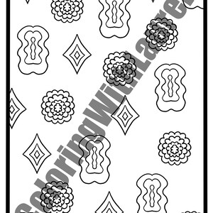 Simple Patterns Coloring Sheets