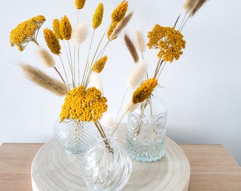 Clear glass bud vase, vase for centrepiece, vintage glass vase for arrangement, home decor, vase for home, vase for flowers