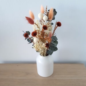 Dried Flower arrangement, medium flower bouquet, terracota fall, Mini Hand-tied Dried, small centrepieces, DYI flowers, Bridesmaid gift