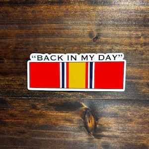 NDSM Funny Military Army Vinyl Sticker