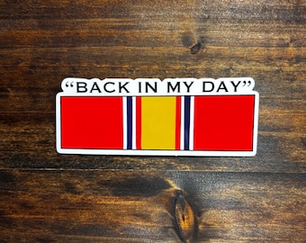 NDSM Funny Military Army Vinyl Sticker