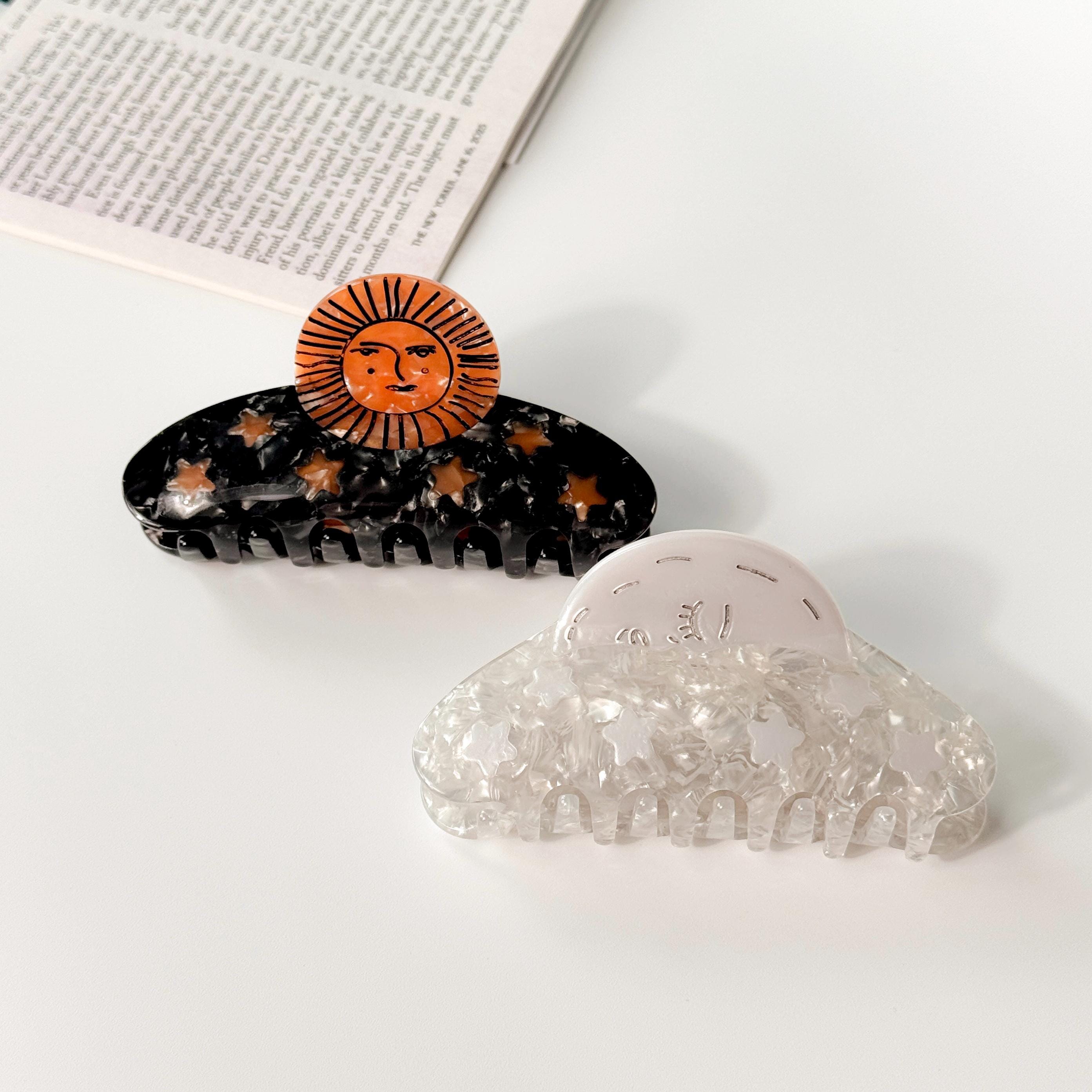 Sun Moon Hair Clip - Etsy