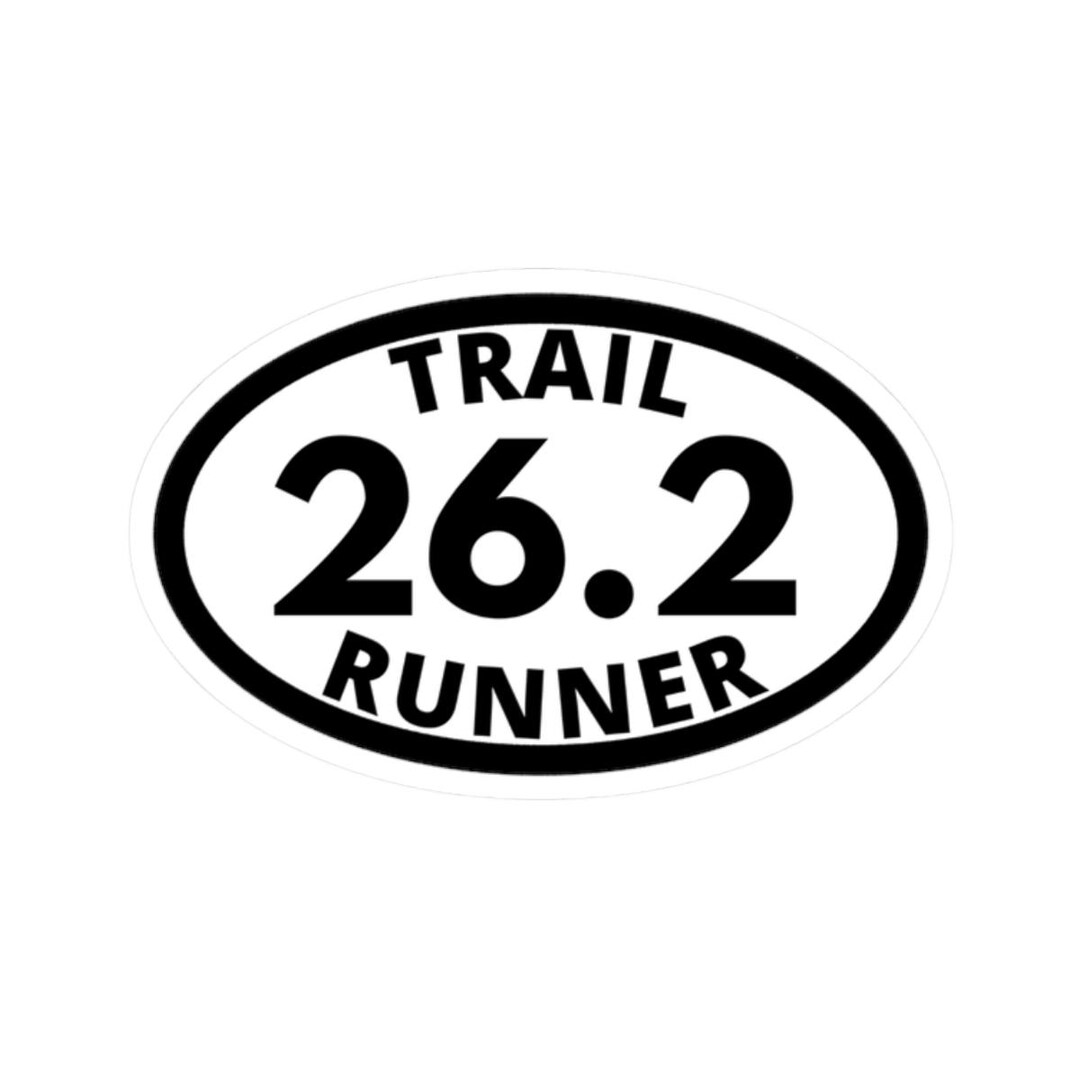 Trail Runner Sticker, 26.2 Marathon, Distance Runner, Endurance Race ...