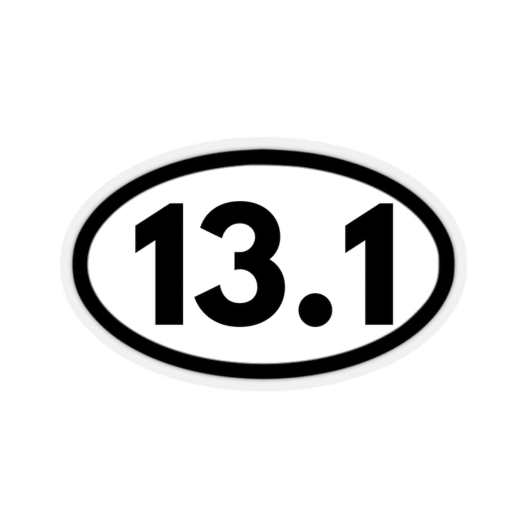 13.1 Trail Running Sticker, 13.1 Running Sticker, 13.1 Sticker, 13.1 ...