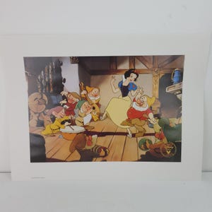 Walt Disney’s Masterpiece Snow White Exclusive Commemorative Lithograph 1994