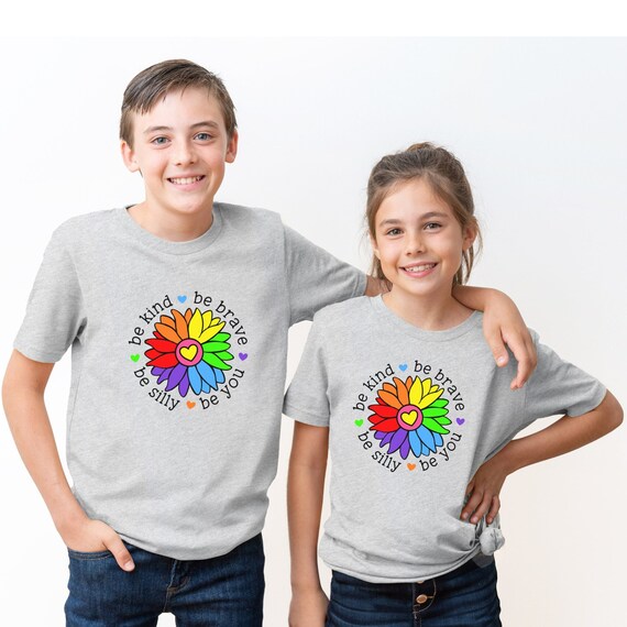 Be Kind t-shirt - kids gray