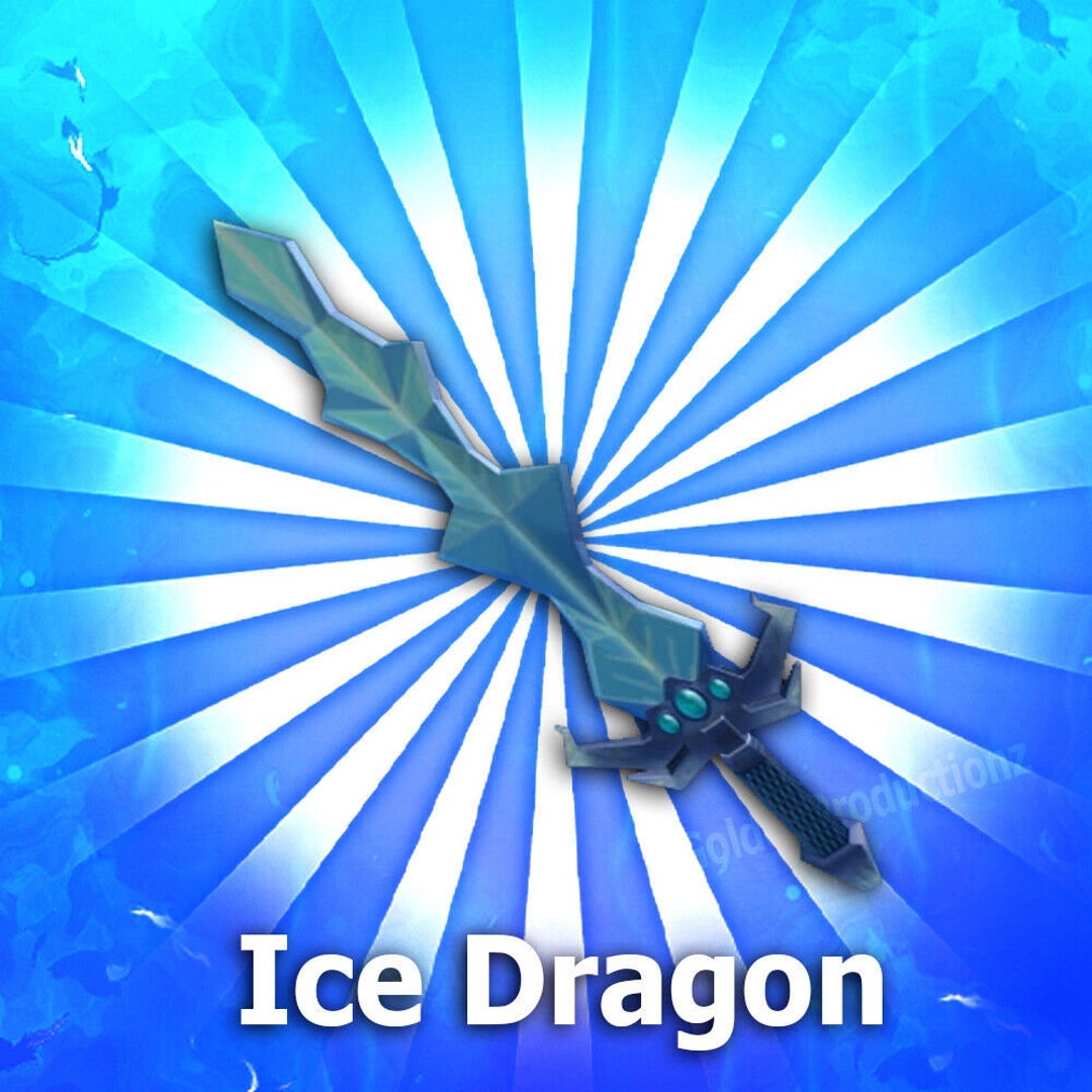Roblox MM2 Murder Mystery 2 Ice Dragon read Description Fast Etsy