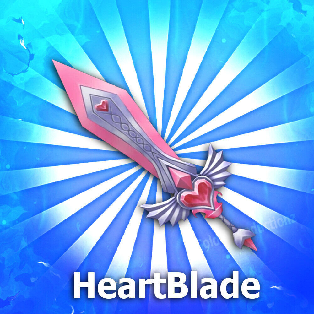 Roblox mm2 murder mystery 2 heart blade read description etsy