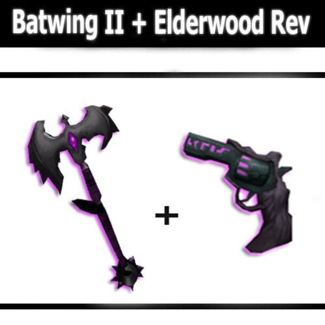 Roblox MM2 Murder Mystery 2 Battleaxe II Elderwood Rev read Etsy