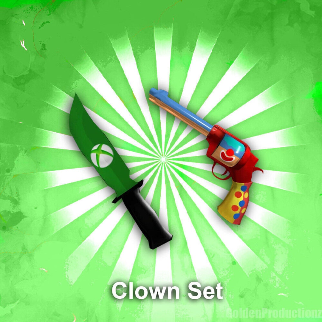 Roblox MM2 Murder Mystery 2 Clown Set read Description Fast Etsy