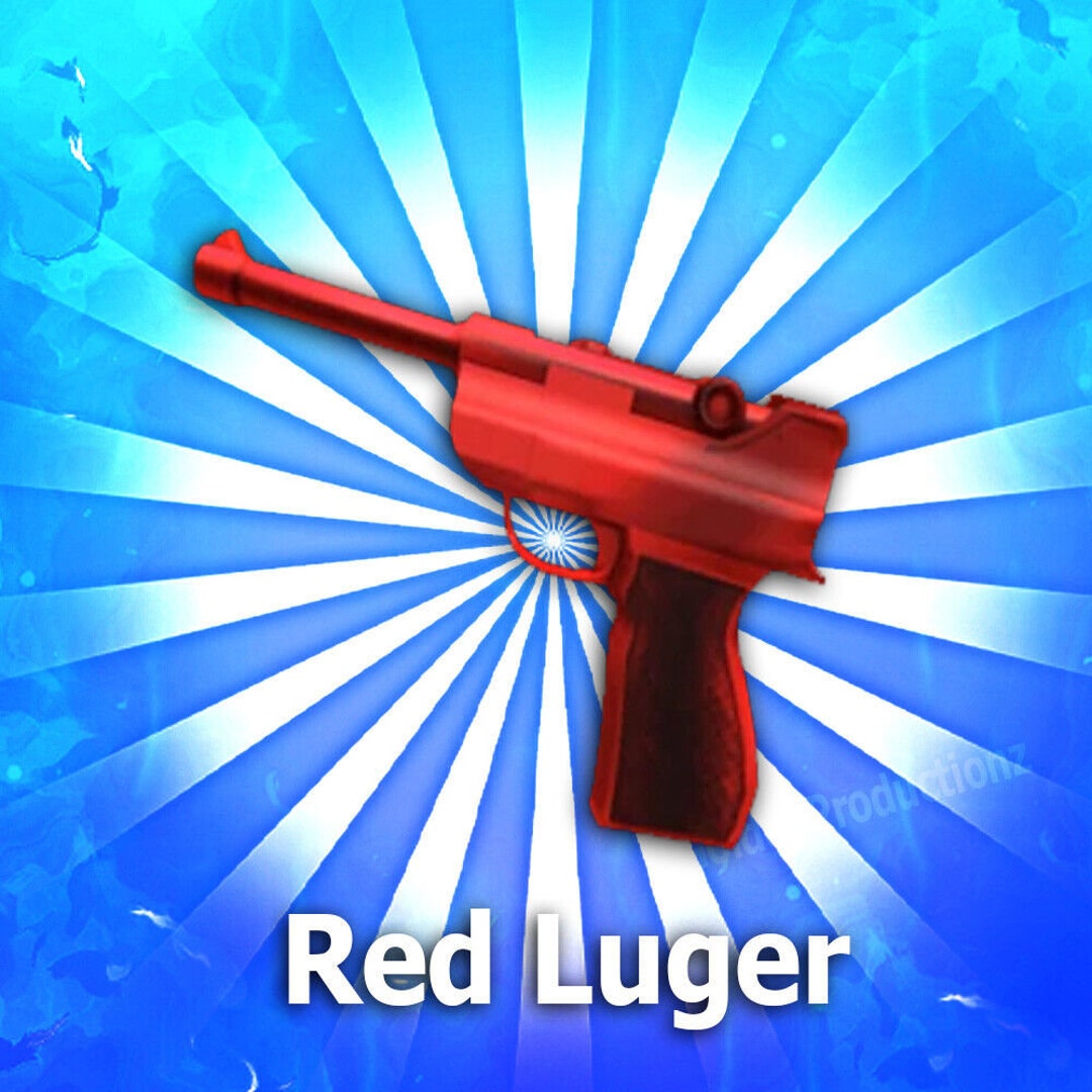 Roblox mm2 murder mystery 2 red luger read description fast etsy