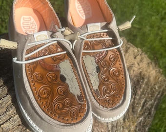 Customizable Leather Hey Dudes (Women&#39;s)