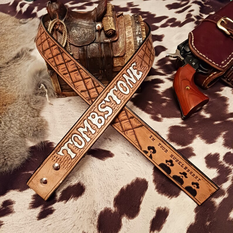 Customizable Handtooled Leather Belts Etsy