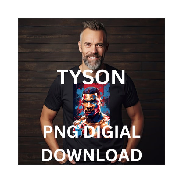 mike tyson png digital download