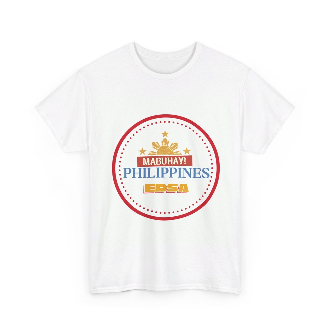 T-shirt Philippines Mabuhay - Taille L - Occasion Très Bon état (petit Trou Sous La Manche)