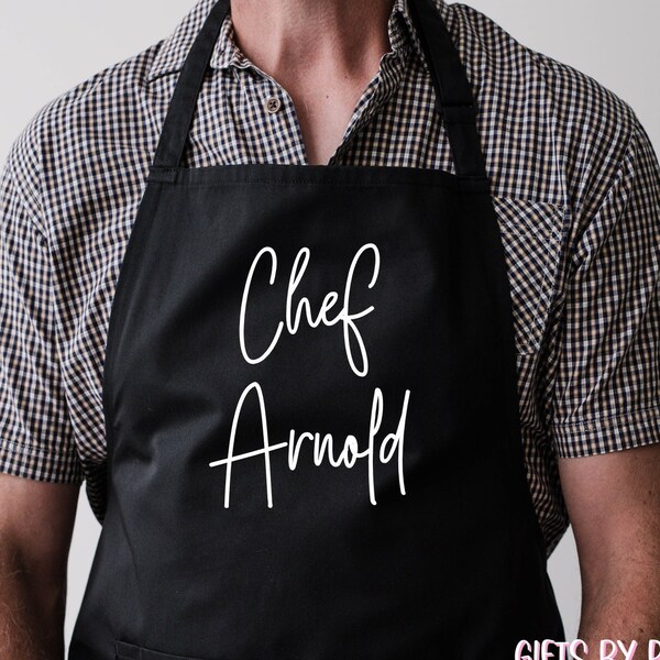 Chef Apron for Men Etsy