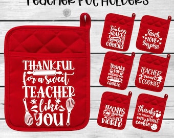 Teacher Gift, Potholder Teacher Gift, Smart Cookie, Teacher Valentine's Day Gift, Pot Holder Teacher Gift, Teacher Christmas Gift