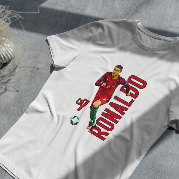 Ronaldo Portugal T Shirt World Cup Portugal Vetement High Quality Cotton Cristiano Ronaldo