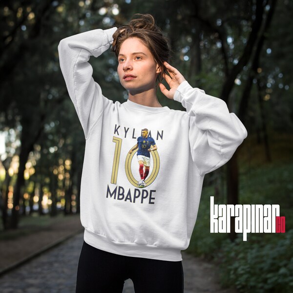 Mbappe France Sweatshirt, Gift for Mom, Mothers Day Gift, Gift for Dad, Hoodie Euro 2024 France Sweatshirt World Cup Euro 2024 Kylian Mbappé