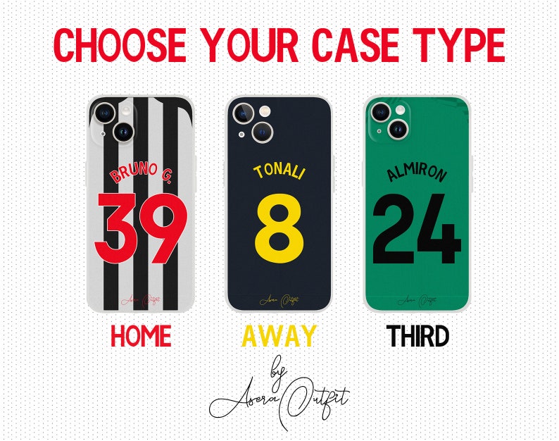 Customizable Newcastle Jersey Phone Case Personalized Gift for Etsy