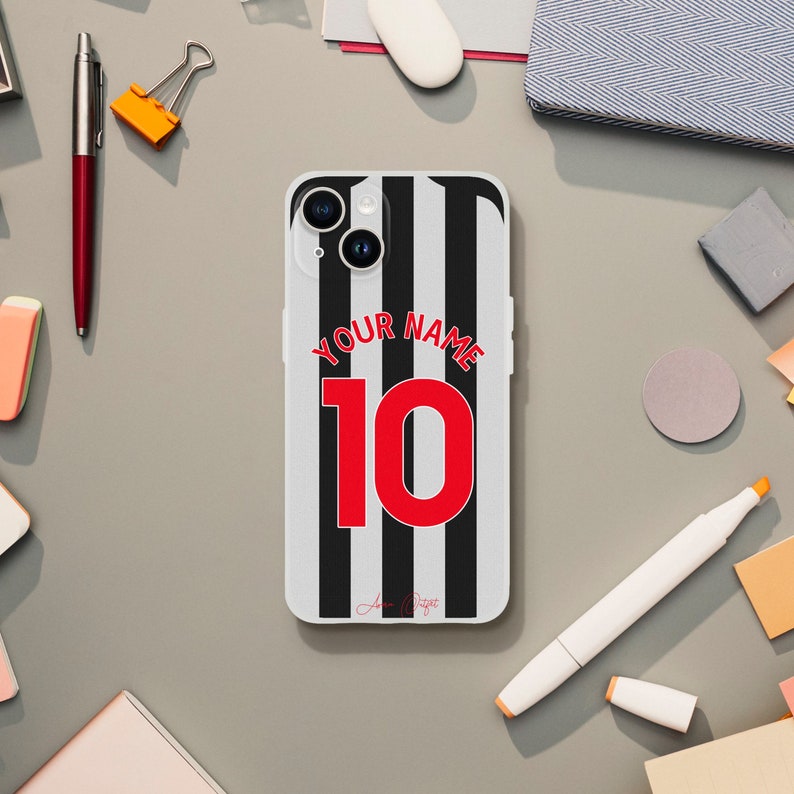Customizable Newcastle Jersey Phone Case Personalized Gift for Etsy