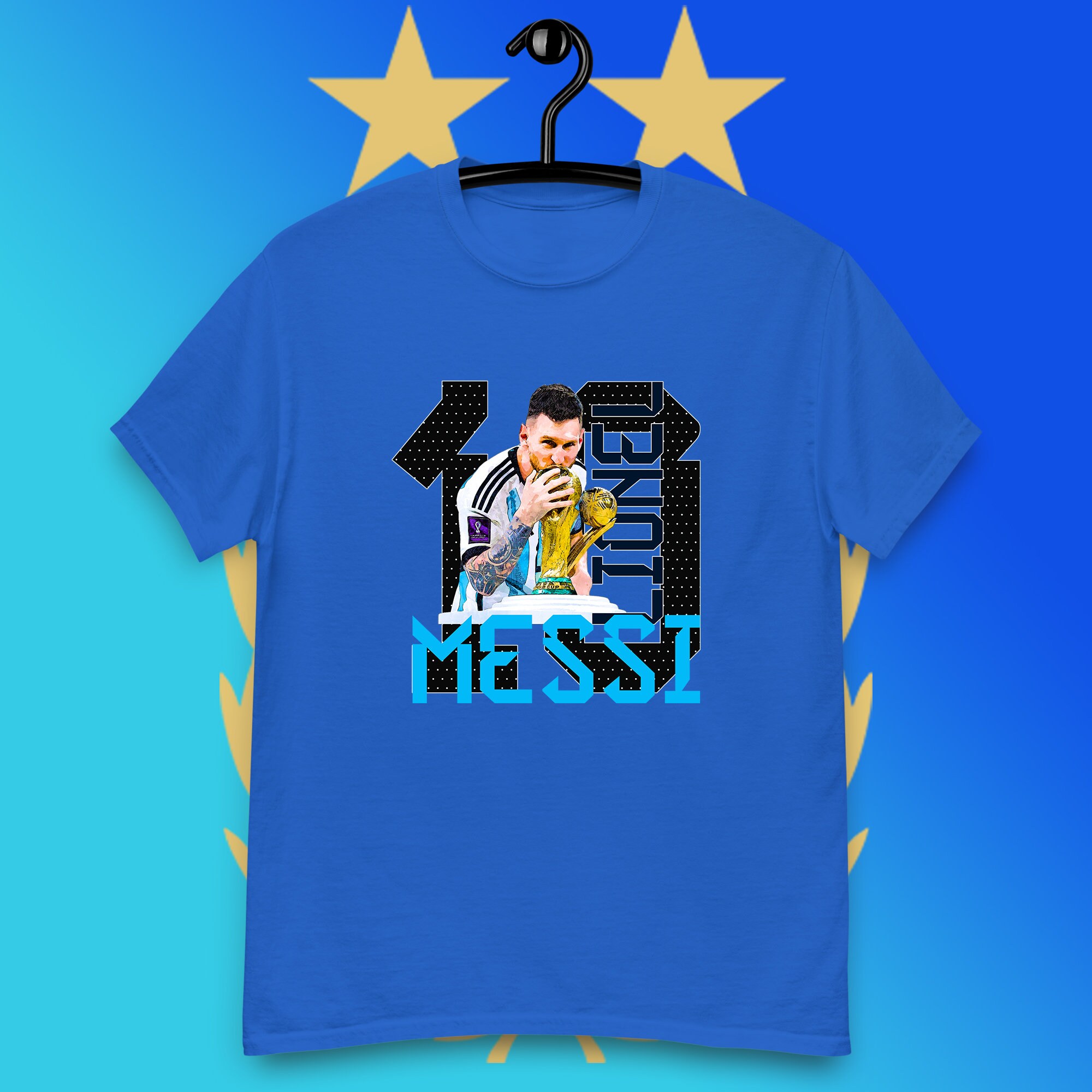 Lionel Messi Argentina Shirt Champion Argentina World Cup - Etsy