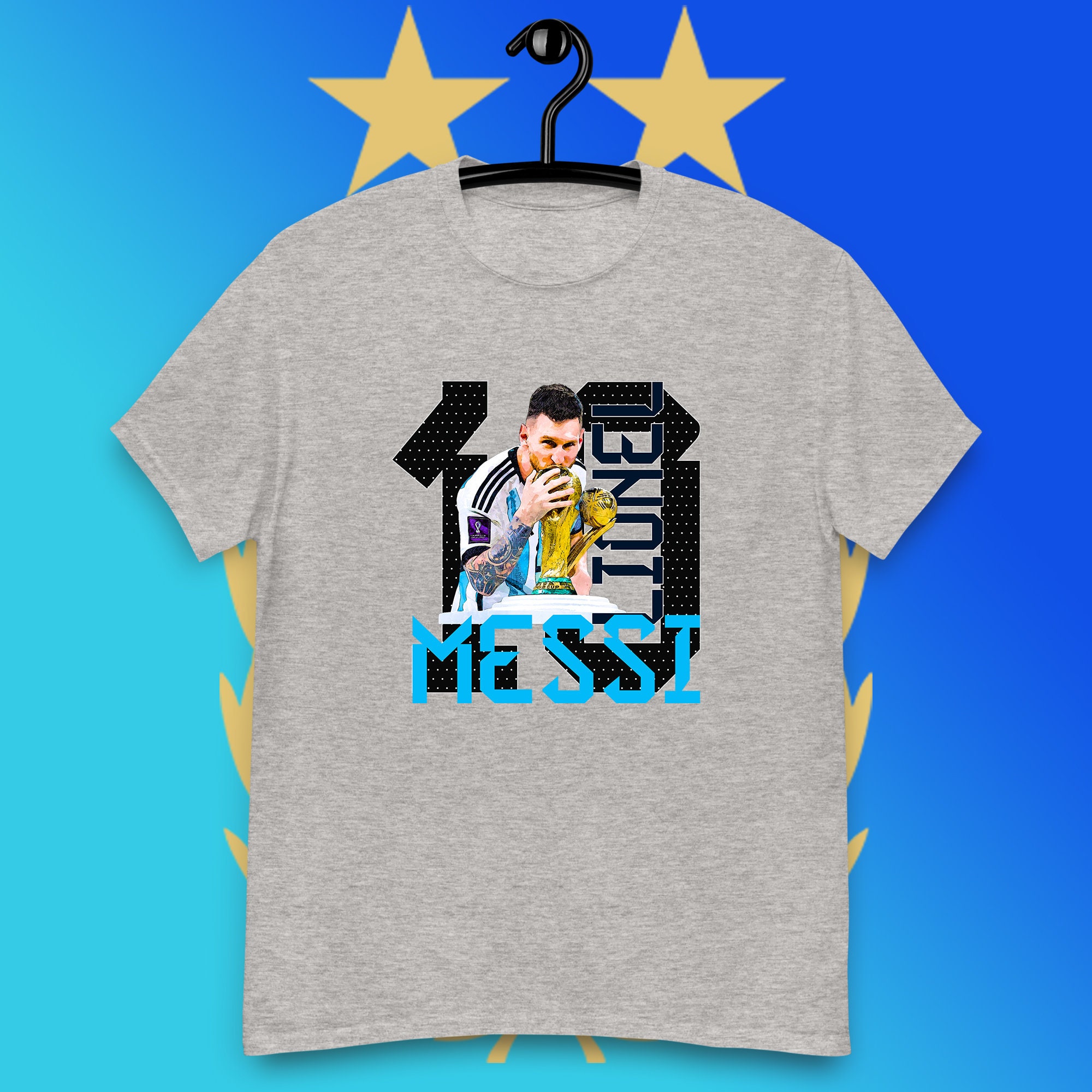 Lionel Messi Argentina Shirt Champion Argentina World Cup - Etsy