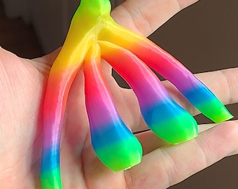 NEW Rainbow Glow in the dark Clitoris - Educational 3D Printed anatomically correct Clitoris