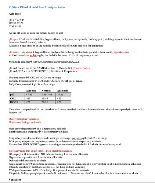 Mark Klimek NCLEX Review Notes Lectures 112 Etsy