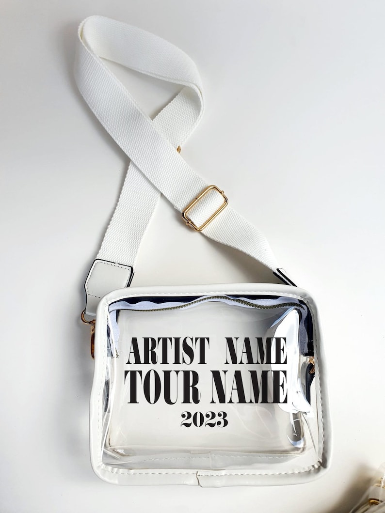 Stadium Approved Clear Bag /concert Bag /clear Bag /crossbody Etsy