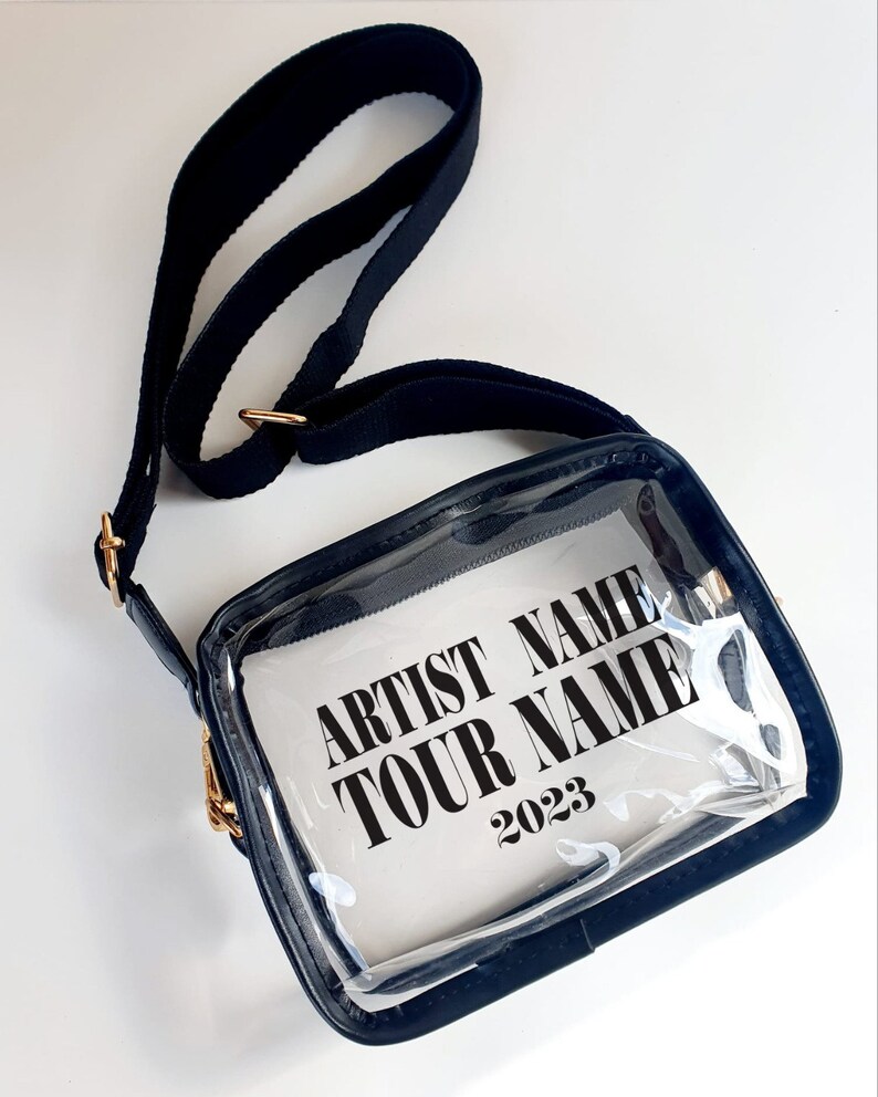 Stadium Approved Clear Bag /concert Bag /clear Bag /crossbody Etsy