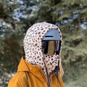 Tiny Dots Hood - Over Helmet Ski Snowboard Hood