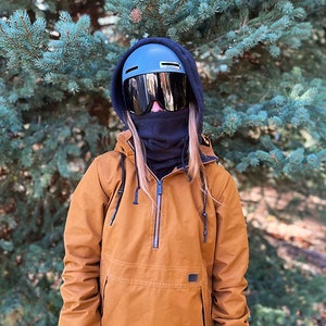 Black Hood - Over Helmet Ski Snowboard Hood